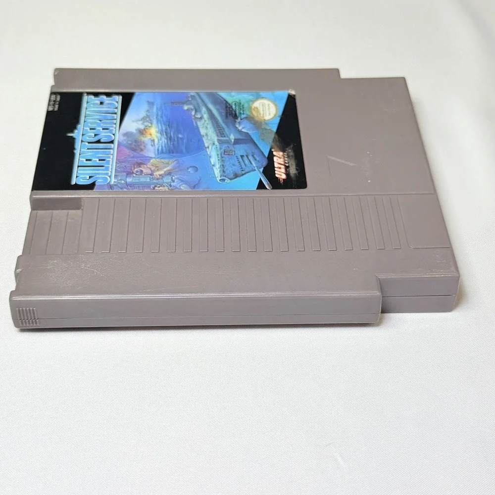 Silent Service NES Nintendo Entertainment System Submarine Simulation Video Game